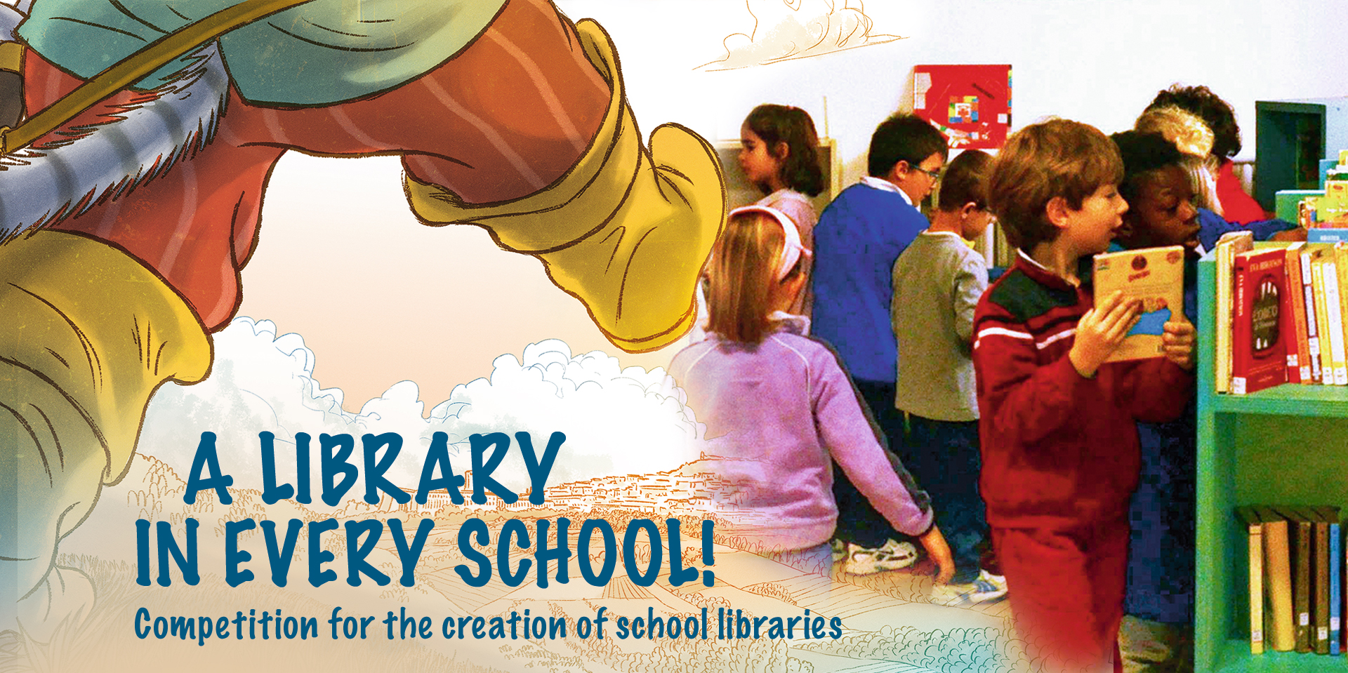 Competition for the creation of school libraries “A Library in Every School” - Birba Assisi Italy
