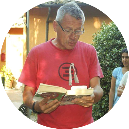 Giannermete Romani, autore delle Passeggiate Della Formica Selma del Festival Birba Chi Legge, Assisi