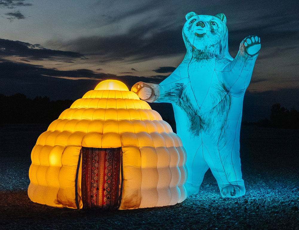 IL BAMBINO ORSO Spettacolo di narrazione all’interno di una struttura gonfiabile a forma di yurta di Associazione Mulino Rosenkranz con Anna Valerio e Andrea Zavagno - Birba chi legge Festa delle storie 2025