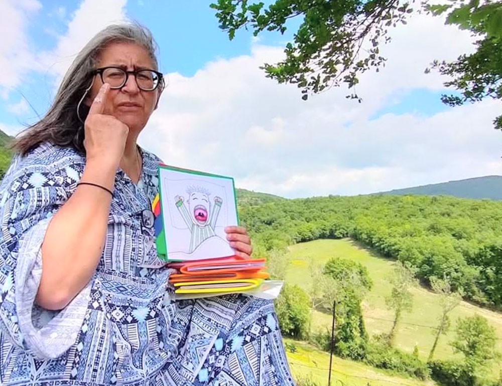 Circo Storie di cuntastorie con Maria Luisa Morici - Birba chi legge Festa delle storie per bambini e ragazzi, Assisi 2025in valigia di e con Gigi Capone - Birba chi legge Festa delle storie per bambini e ragazzi, Assisi 2024
