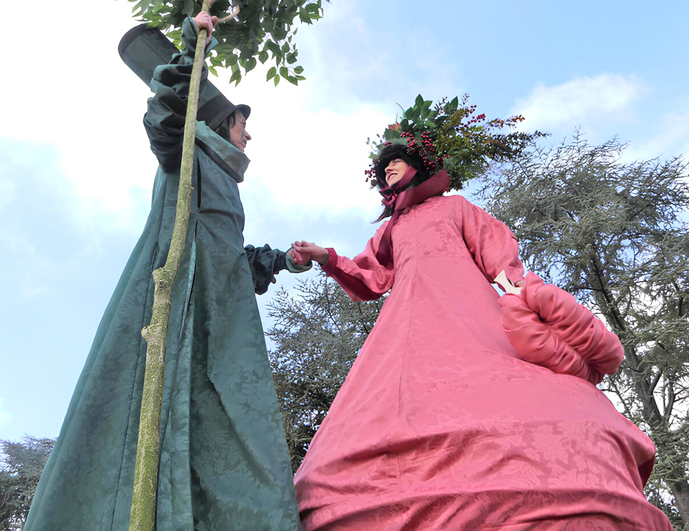 TASSO E ROSASPINA Passeggiata sui trampoli con brevi interventi poetici di Associazione Mulino Rosenkranz  con Andrea Zavagno e Serena Riservato - Birba chi legge Festa delle storie 2025