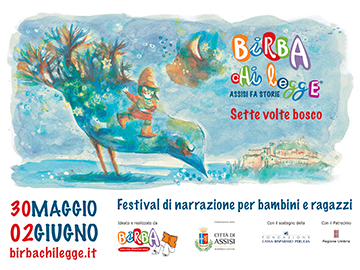 Programma del Festival per bambini Birba chi legge - Assisi fa storie - ed. 2019