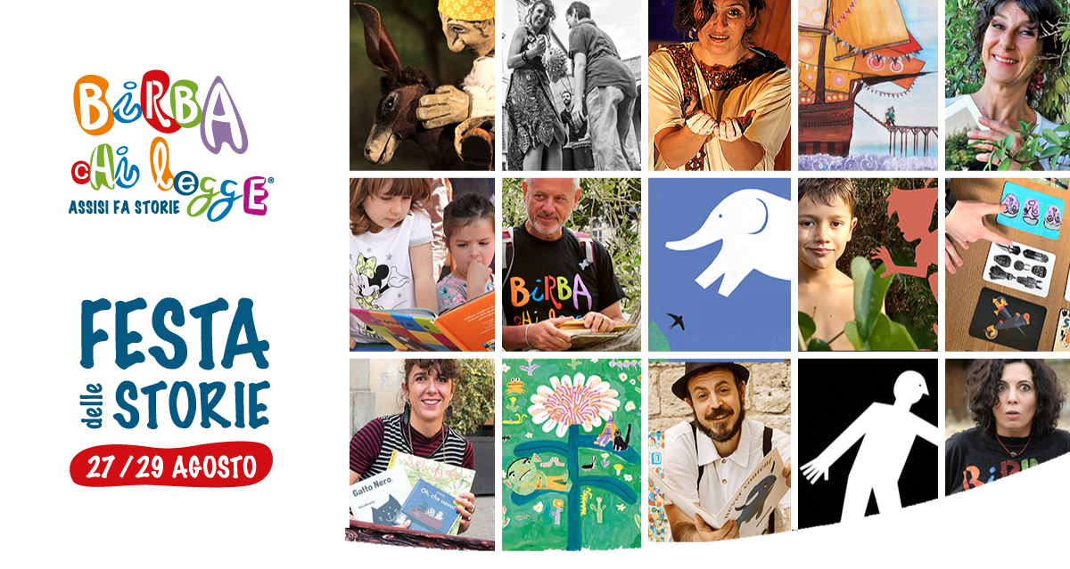 Birba chi legge - Festa delle storie per bambini e ragazzi Assisi 2021