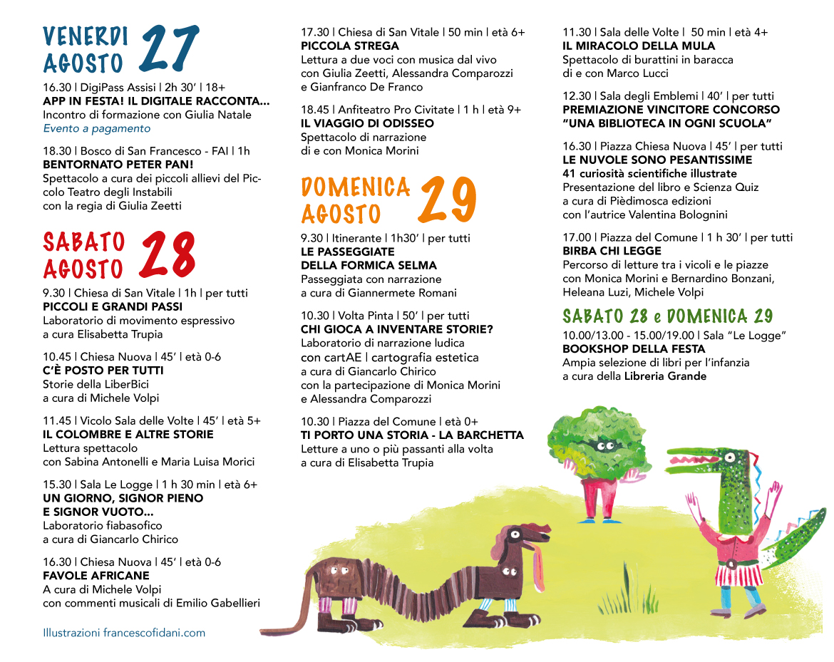 Il programma di Birba chi legge Festa delle storie 2021