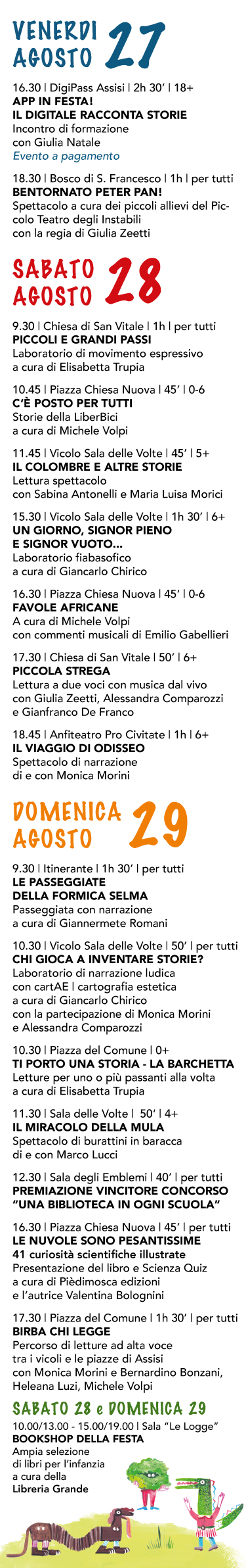 Il programma di Birba chi legge Festa delle storie 2021