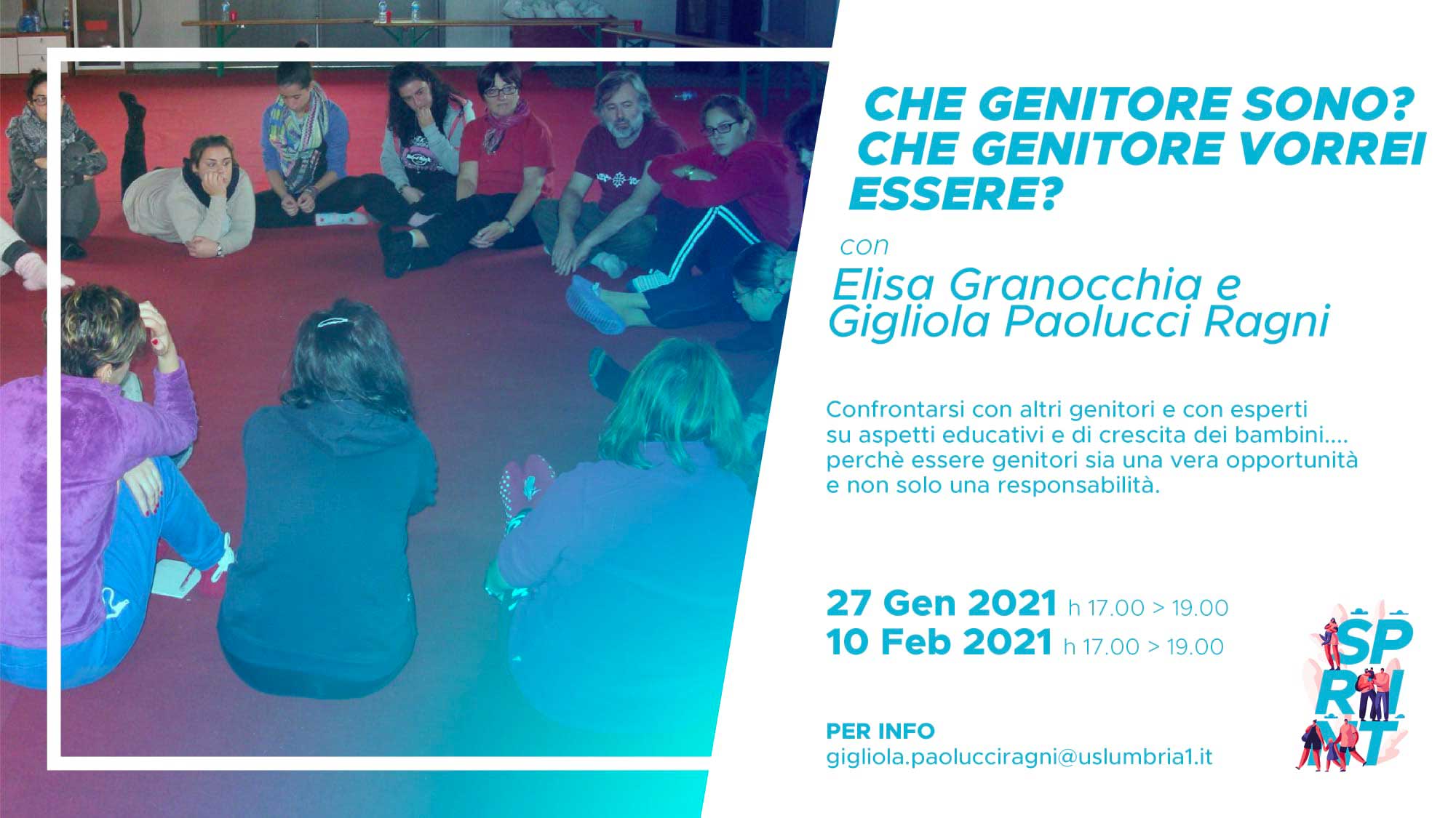 Elisa Granocchia Sprint laboratori per genitori 0-6-anni Umbria