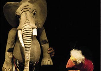 Teatro ragazzi Assisi -L'elefante ficcanaso e la papera ficcanaso